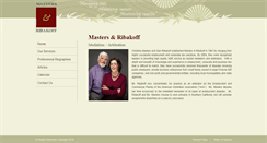 Desktop Screenshot of masters-ribakoff.com