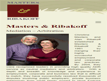 Tablet Screenshot of masters-ribakoff.com